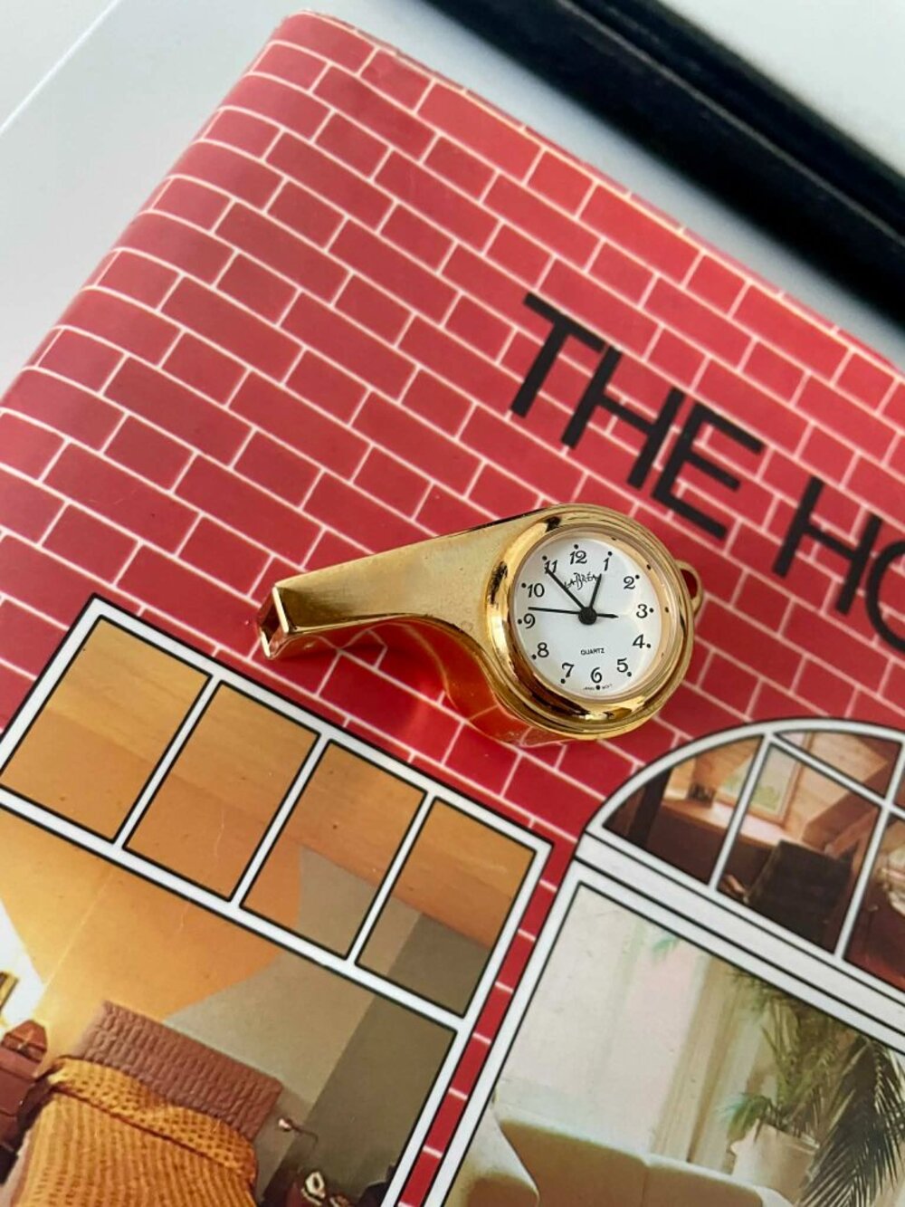 TINY Brass Whistle Clock